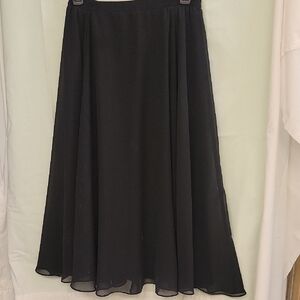 Patra Classic Black A-Line Skirt